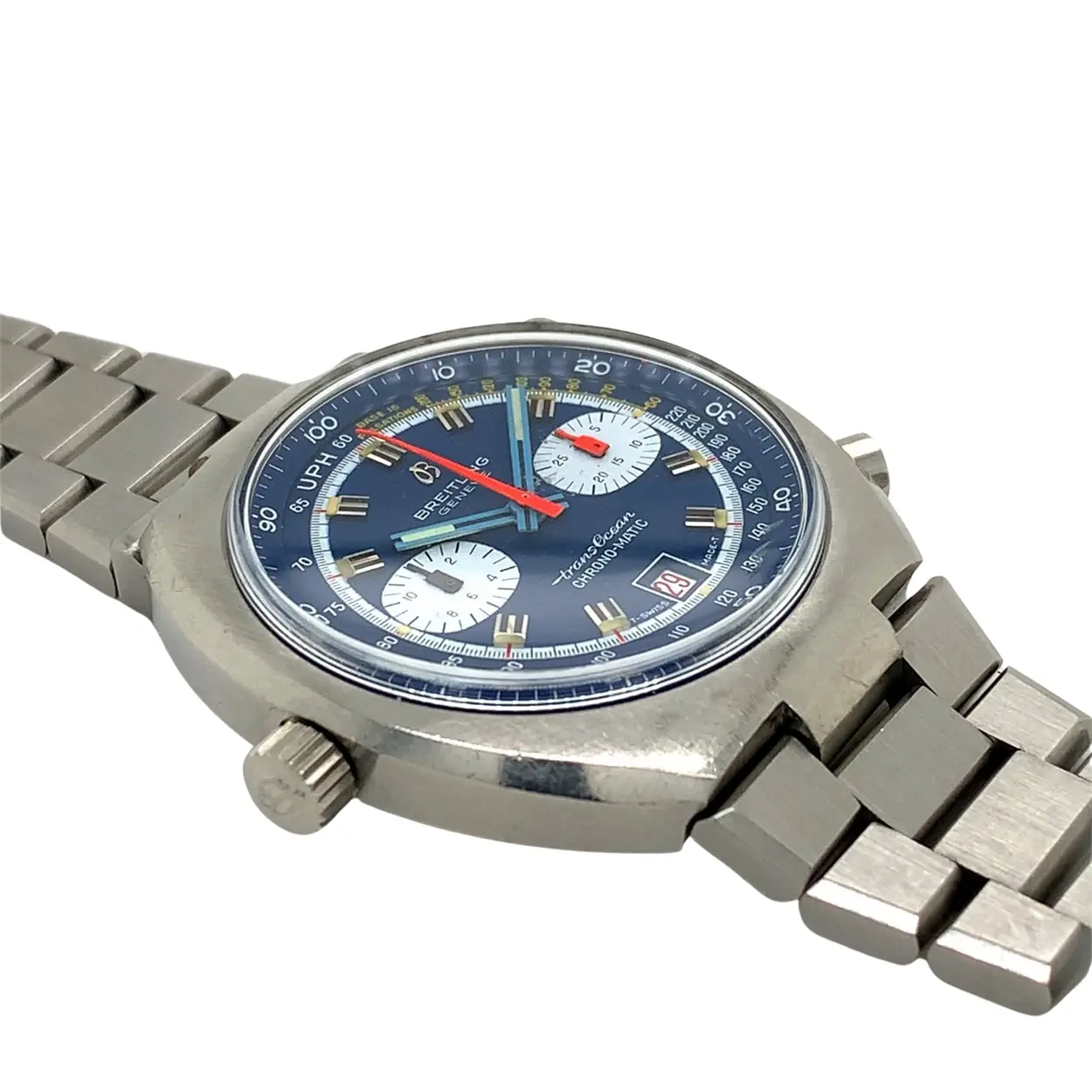 Breitling Chrono-Matic 2119 42mm Stainless steel Blue 9