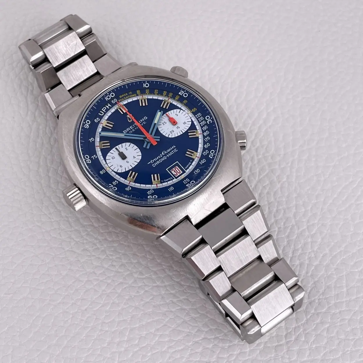 Breitling Chrono-Matic 2119 42mm Stainless steel Blue 14