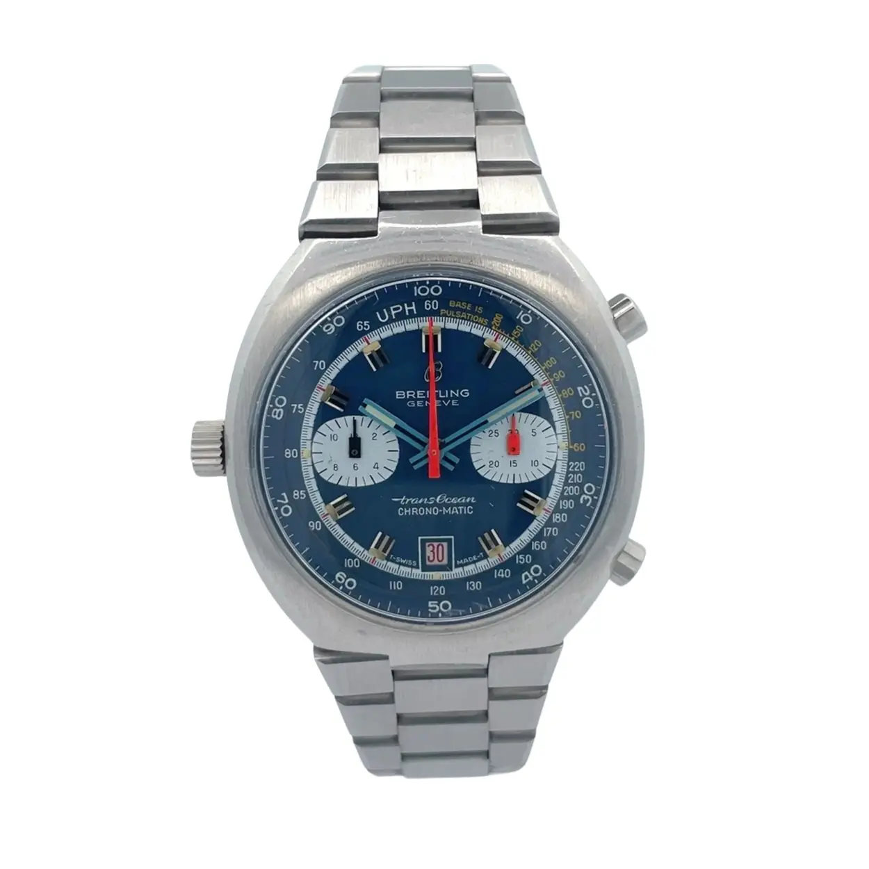 Breitling Chrono-Matic 2119 42mm Stainless steel Blue 18