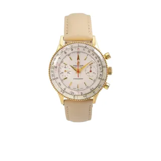 Breitling Chronomat 808 Yellow gold Silver