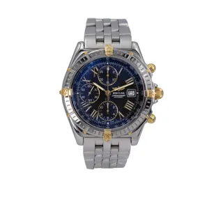 Breitling Windrider Crosswind B13055 Yellow gold and Stainless steel Black