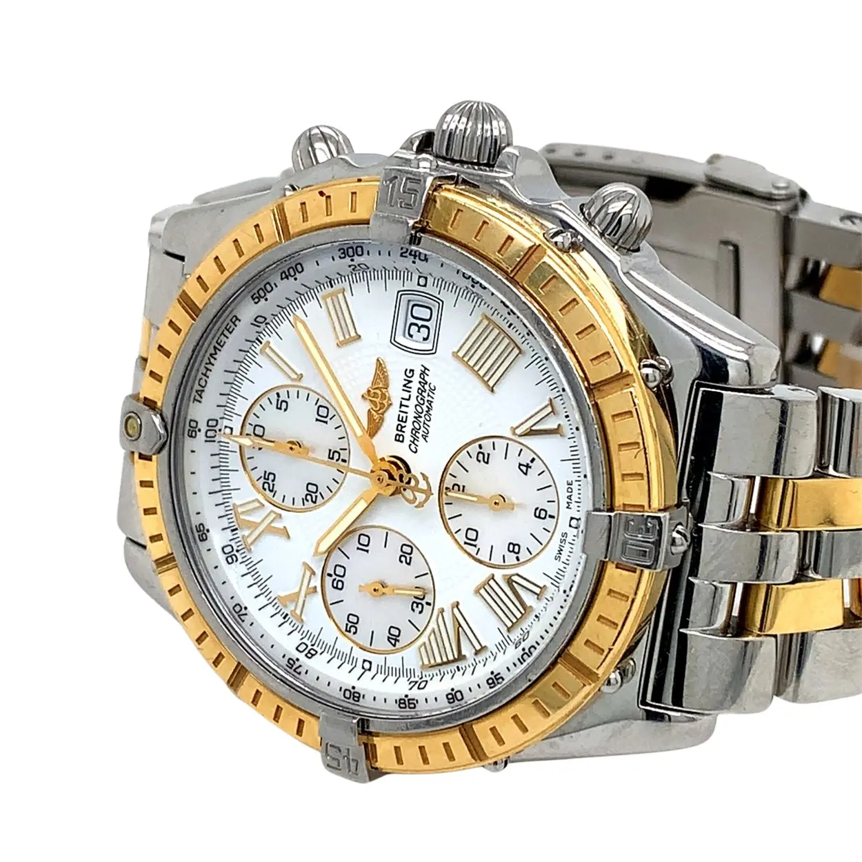 Breitling Crosswind D13055 42mm Rose gold and stainless steel White 4