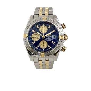 Breitling Chronomat B13356 Yellow gold and Stainless steel Blue