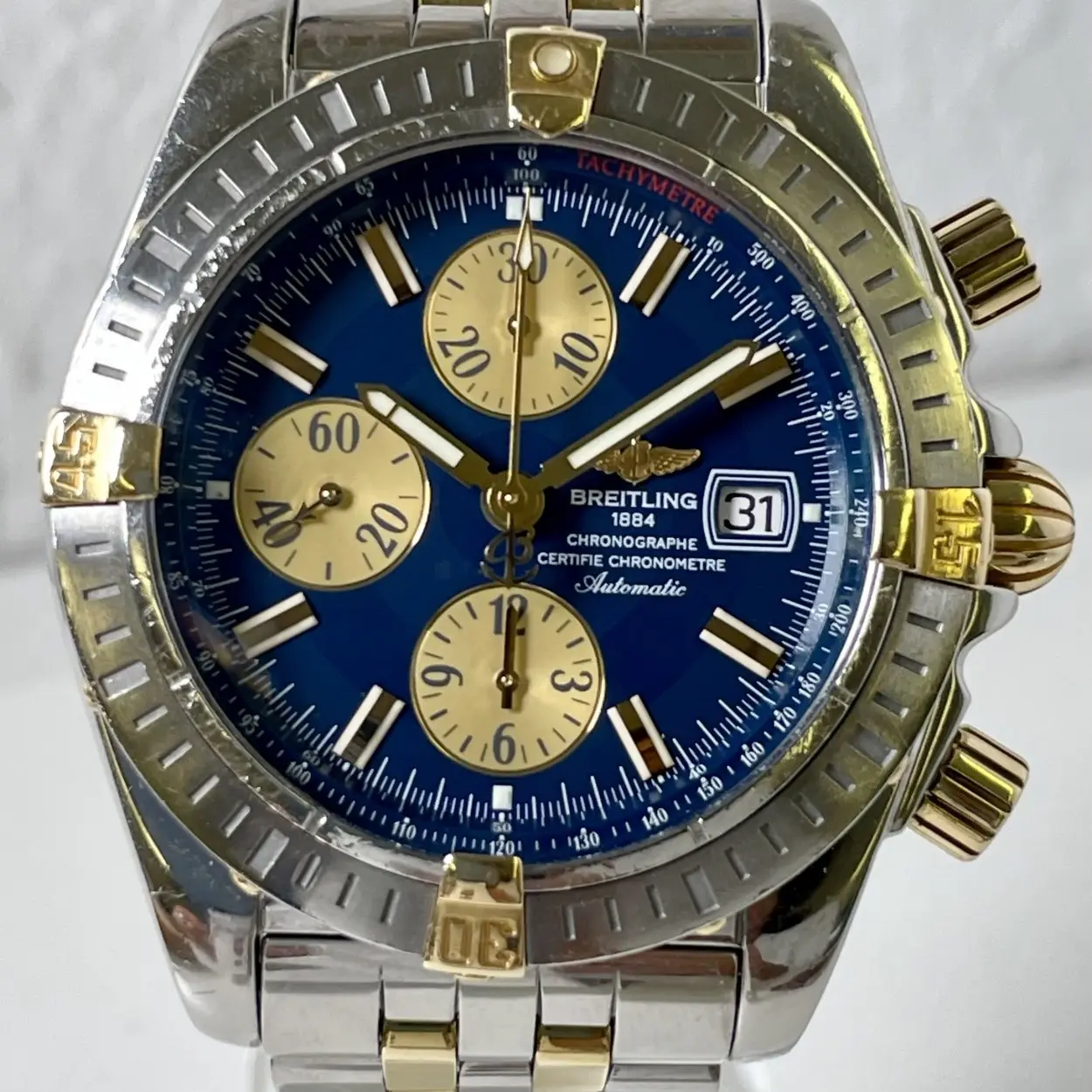 Breitling Chronomat B13356 44mm Steel & gold Blue 2