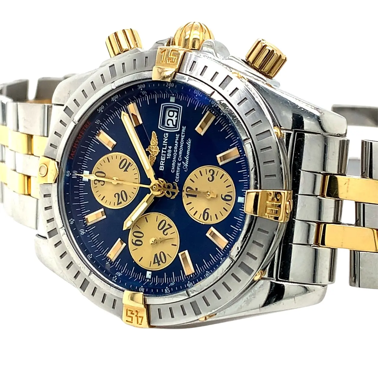 Breitling Chronomat B13356 44mm Steel & gold Blue 3