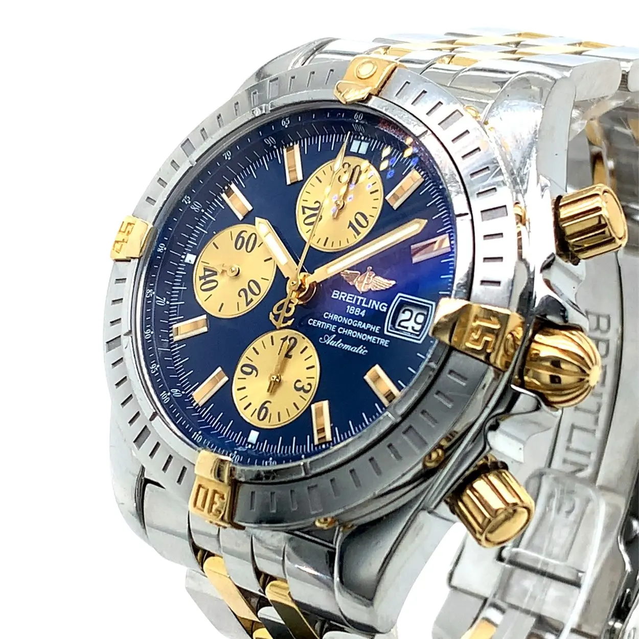 Breitling Chronomat B13356 44mm Steel & gold Blue 13