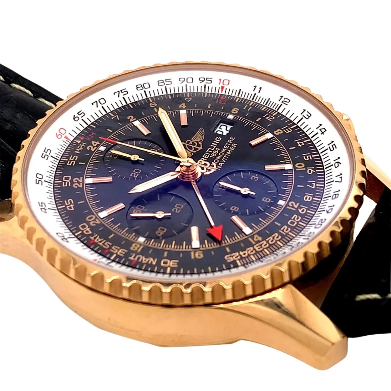 Breitling Navitimer R24322 46mm Rose gold Black 7