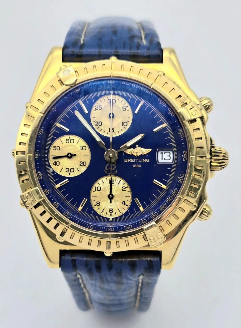 Breitling K13050.1 39mm Yellow gold Blue