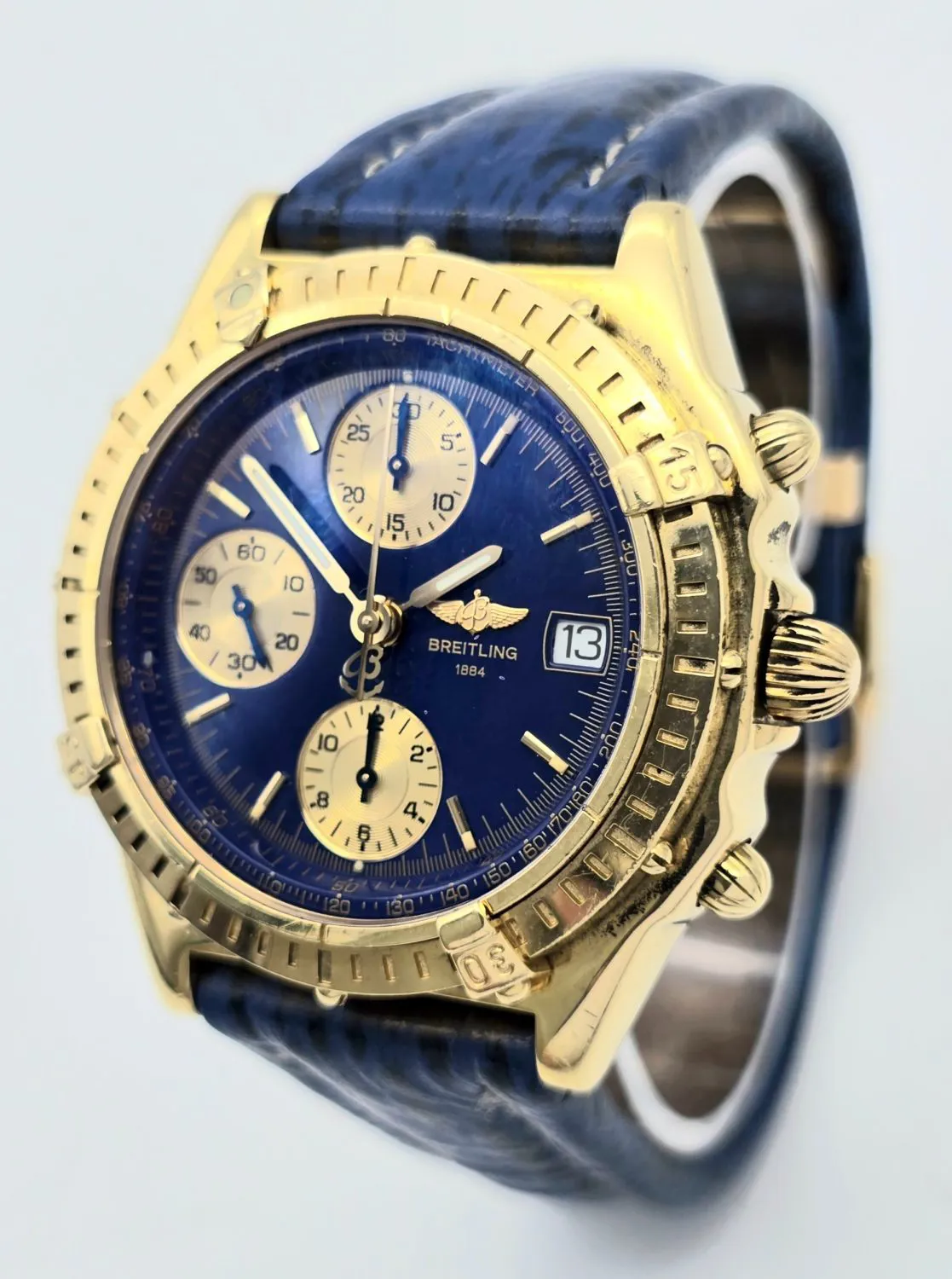 Breitling K13050.1 39mm Yellow gold Blue 1