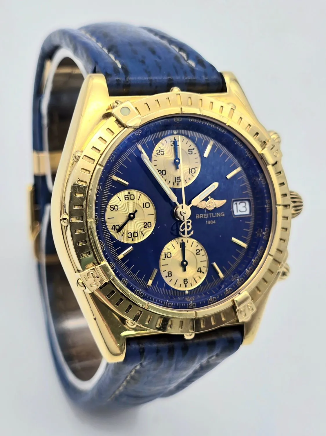 Breitling K13050.1 39mm Yellow gold Blue 2