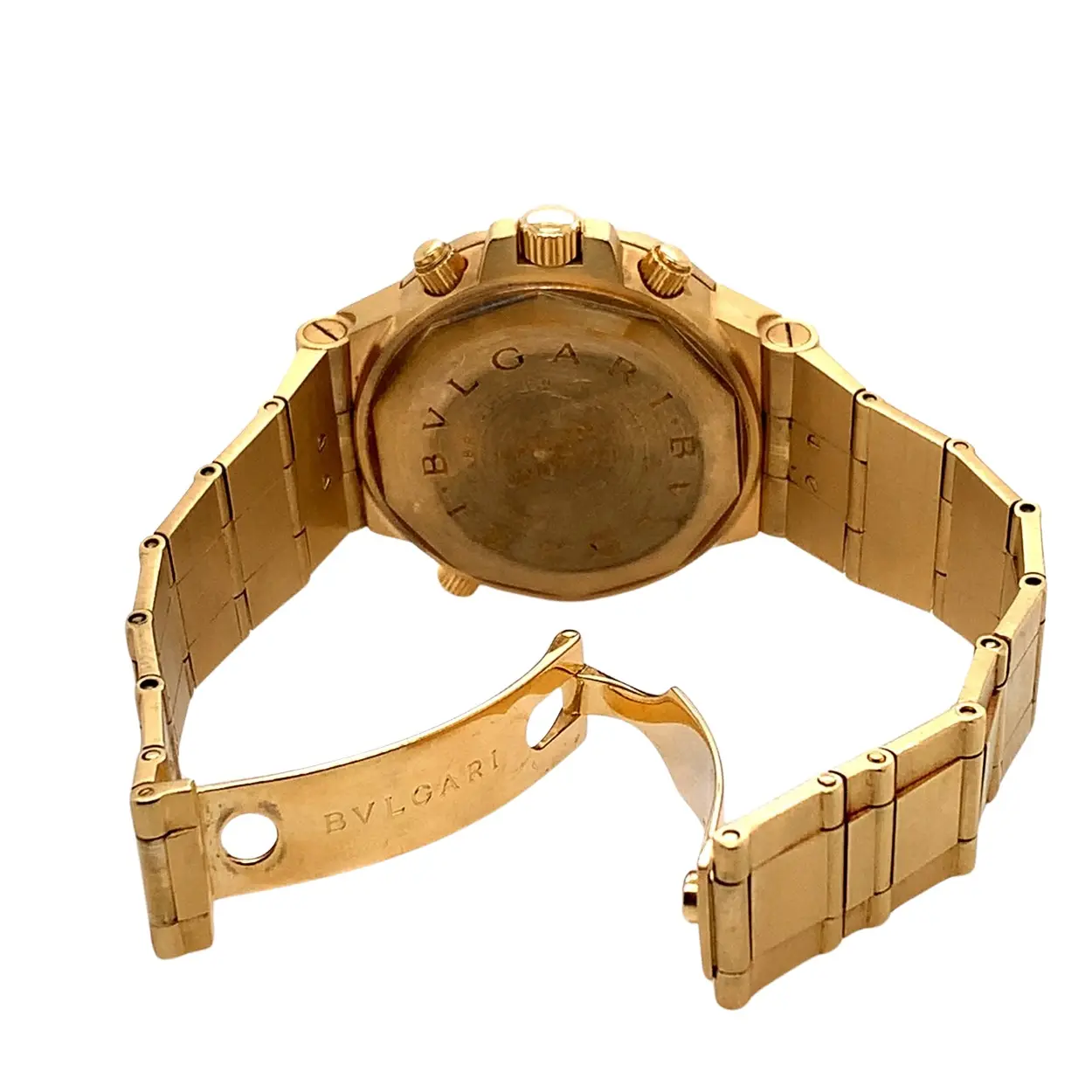 Bulgari Diagono GMT 40 G 40mm Yellow gold Black 5