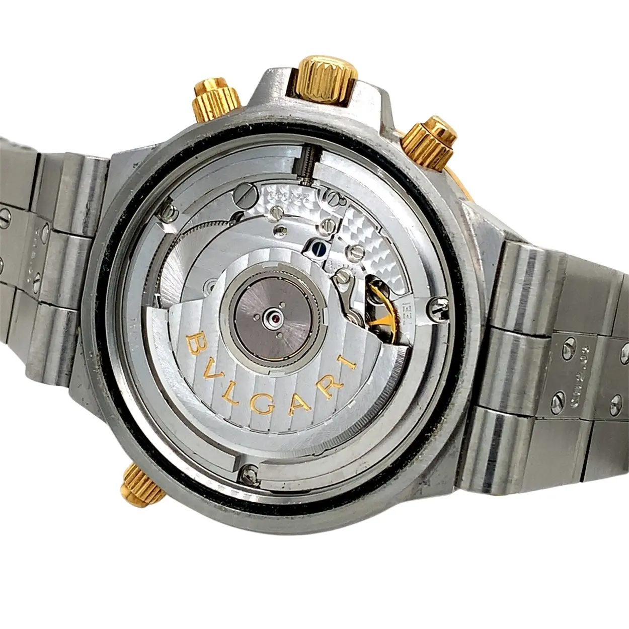 Bulgari Diagono Professional GMT GMT 40 SG 40mm Yellow gold and Stainless steel Anthracite 8