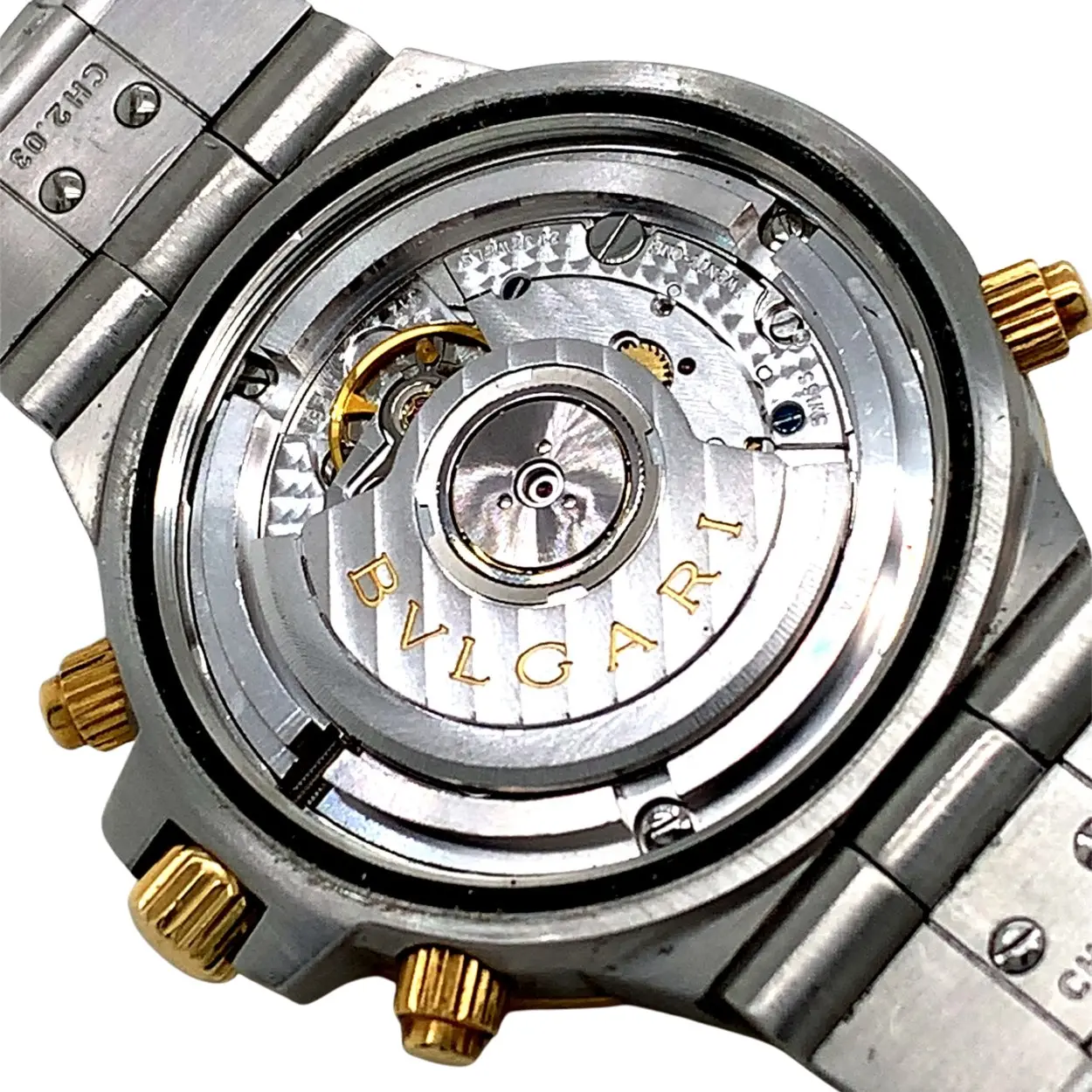 Bulgari Diagono Professional GMT GMT 40 SG 40mm Yellow gold and Stainless steel Anthracite 9