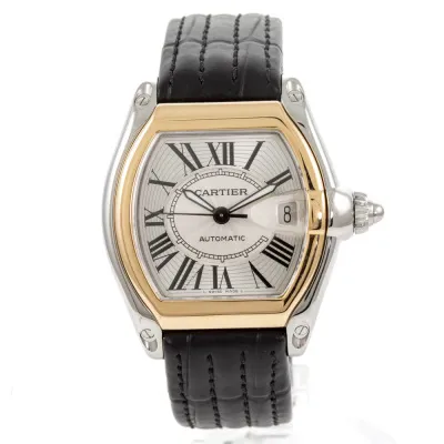 Cartier Roadster w62031y4 44mm Stainless steel and 18ct yellow gold Silver