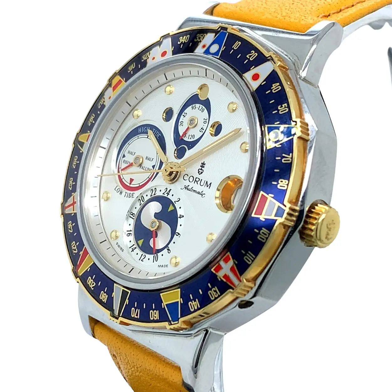 Corum Admiral's Cup 277.830.21 39mm Yellow gold and Stainless steel Silver 5