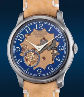 F.P. Journe Chronomètre Bleu Byblos Tantalum Semi-skeletonized