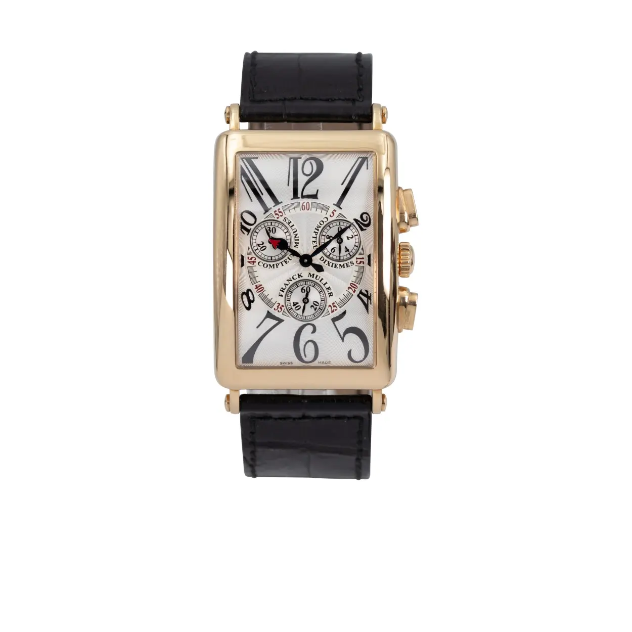 Franck Muller Long Island 1000 CC QZ 30mm Rose gold Silver