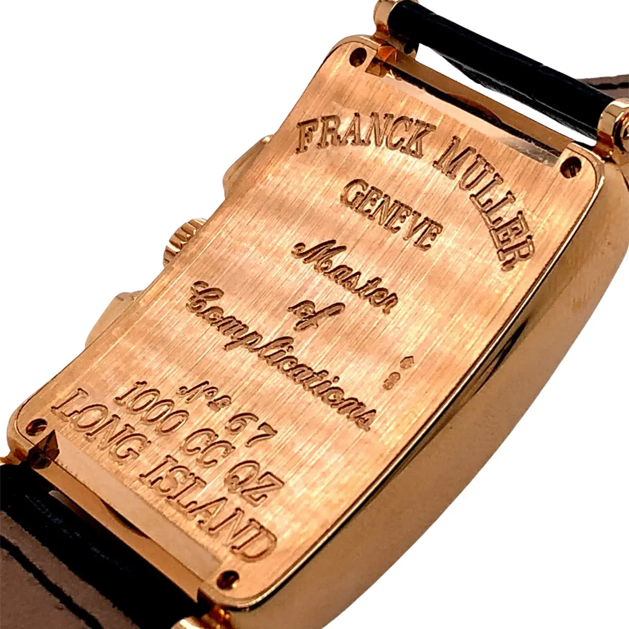 Franck Muller Long Island 1000 CC QZ 30mm Rose gold Silver 8