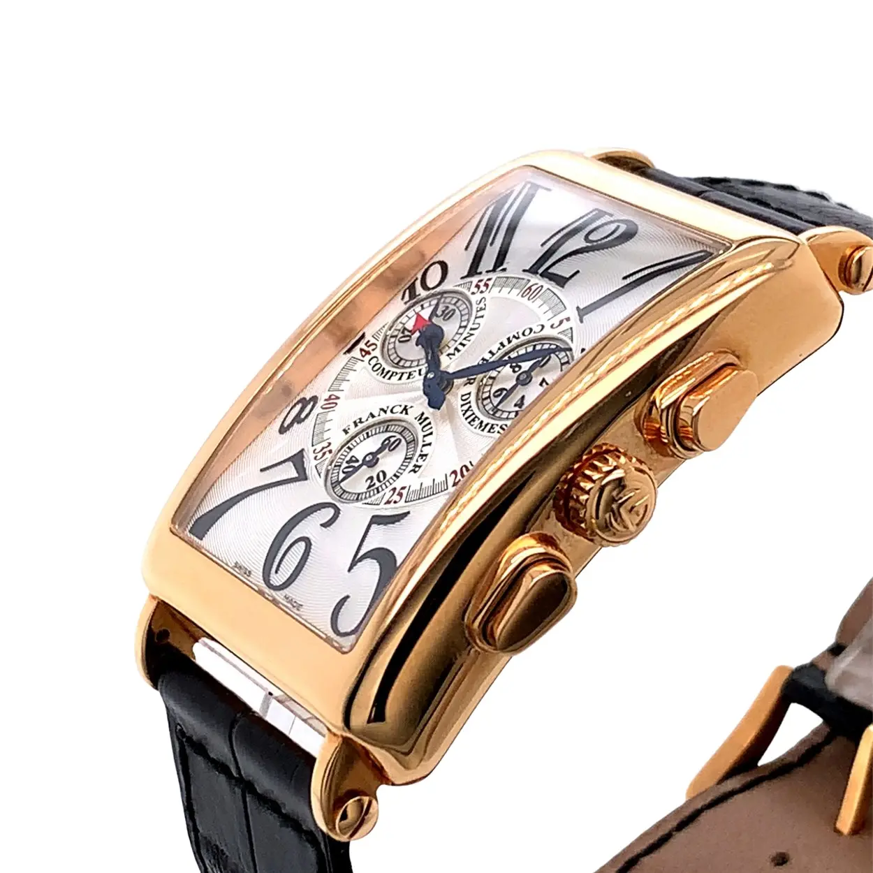 Franck Muller Long Island 1000 CC QZ 30mm Rose gold Silver 9