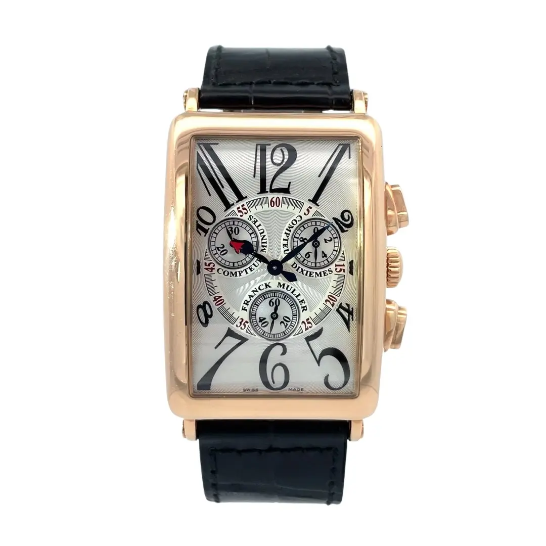 Franck Muller Long Island 1000 CC QZ 30mm Rose gold Silver 10