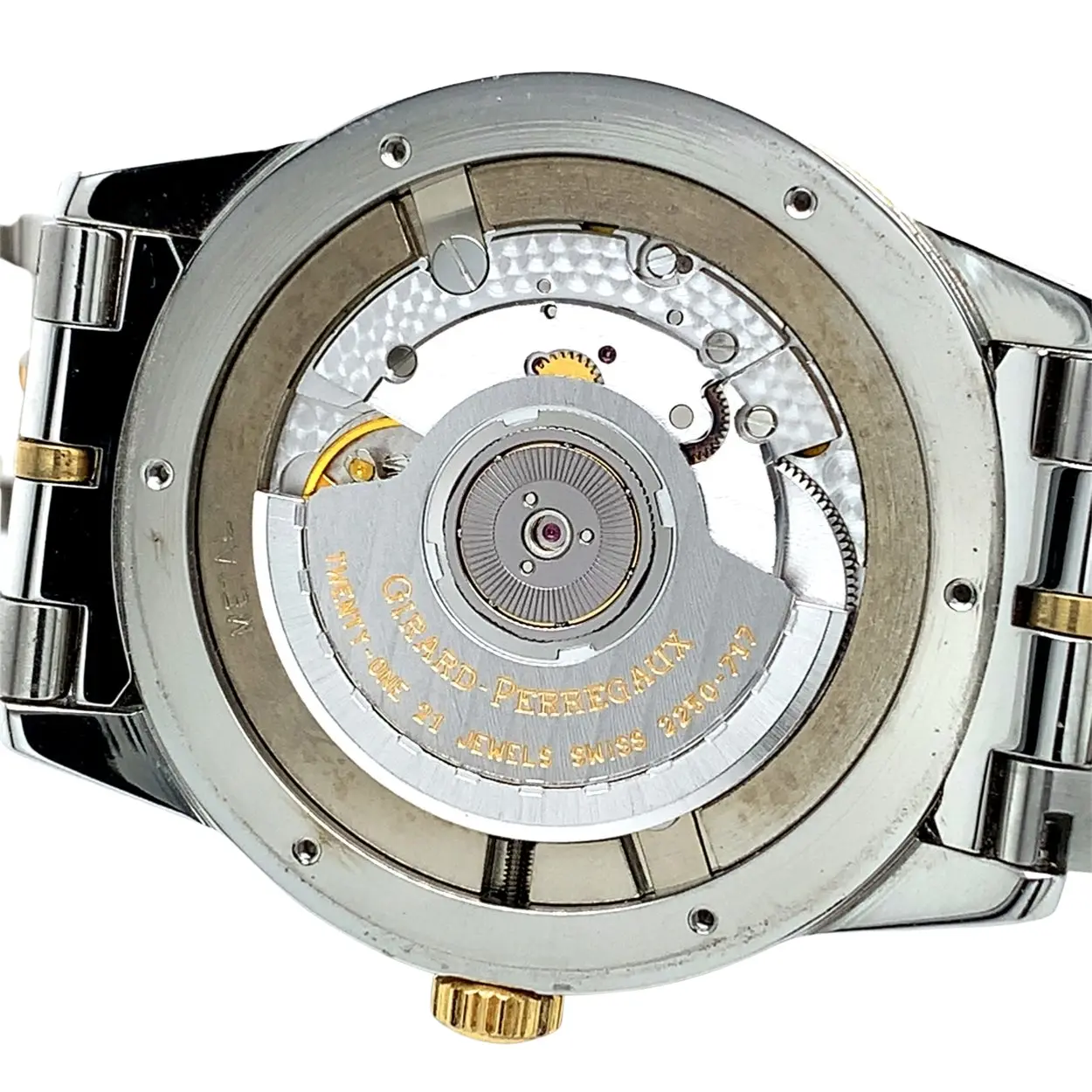 Girard-Perregaux GP90 1010 38mm Yellow gold and Stainless steel Two-tone Silver 13