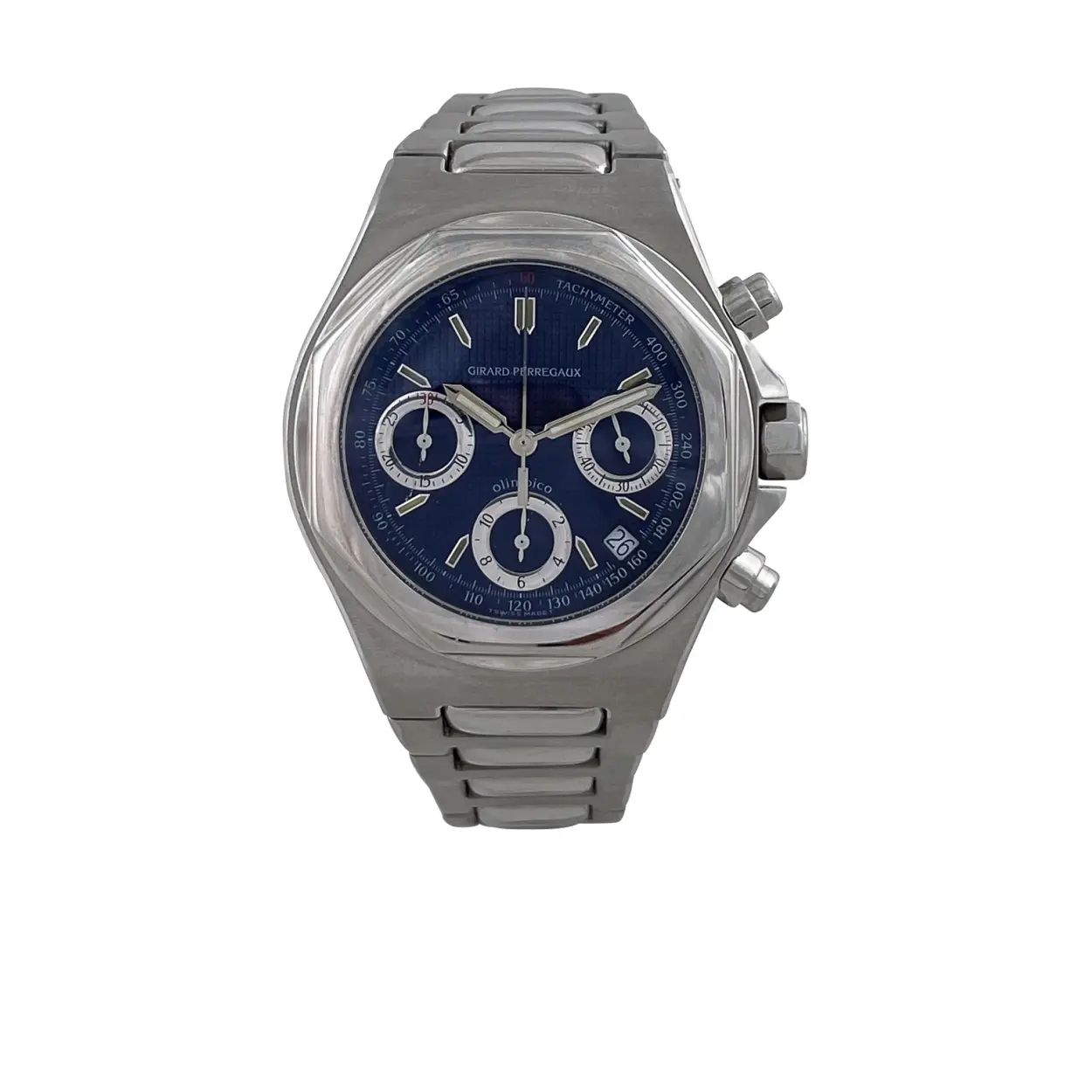 Girard-Perregaux Laureto 8017 39mm Stainless steel Blue