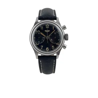 Heuer Pre-Carrera 'Big Eyes' 2403 Stainless steel Black