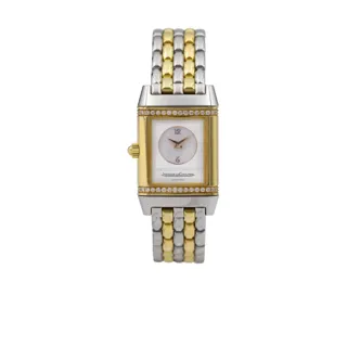 Jaeger-LeCoultre Reverso Duoface 266.5.44 Yellow gold and Stainless steel Silver