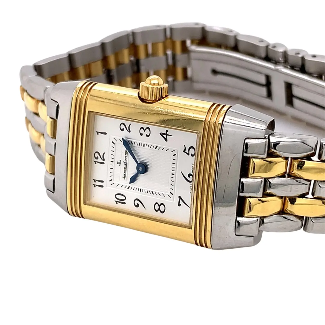 Jaeger-LeCoultre Reverso Duoface 266.5.44 21mm Gold and Steel Silver 5