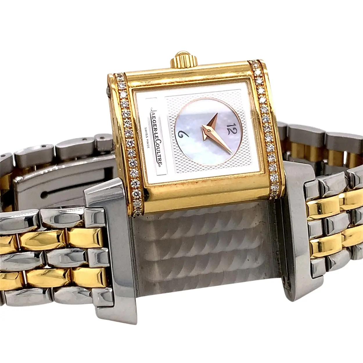 Jaeger-LeCoultre Reverso Duoface 266.5.44 21mm Gold and Steel Silver 9
