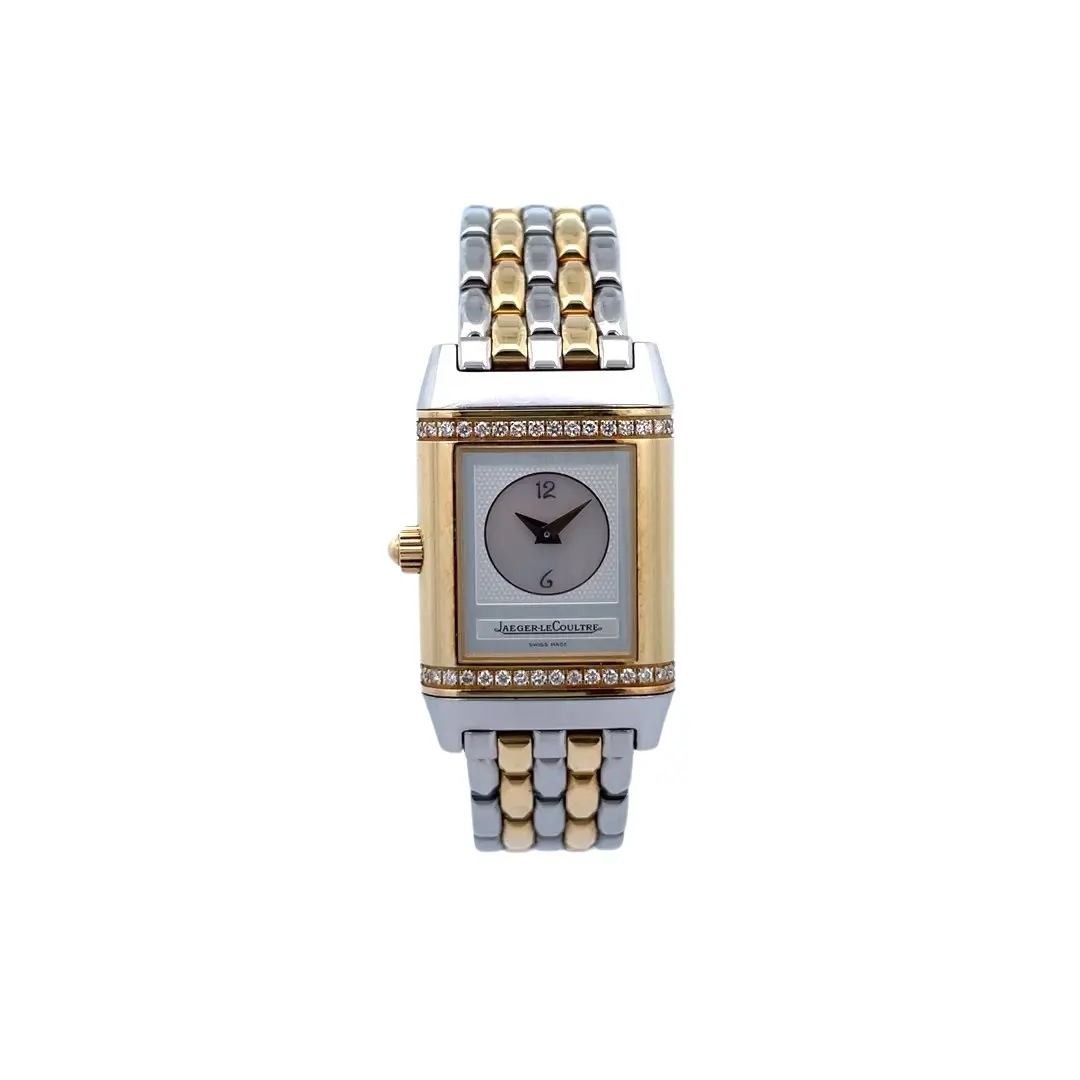 Jaeger-LeCoultre Reverso Duoface 266.5.44 21mm Gold and Steel Silver 11