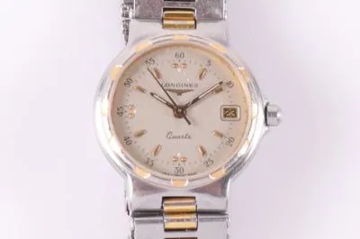Longines Conquest 4937 7 24mm Gold-plated steel Gray