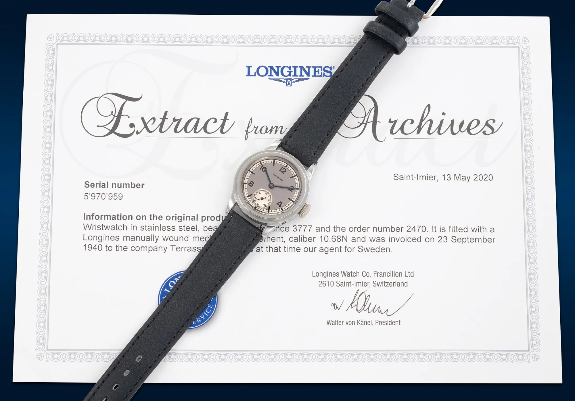 Longines Tre-Tacche 3777 30mm Stainless steel Two-tone 1