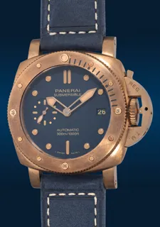 Panerai Submersible PAM01074 Bronze Blue