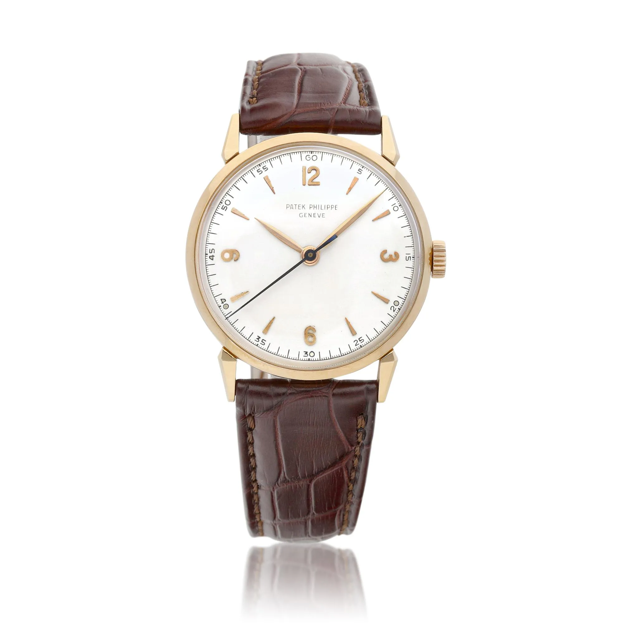 Patek Philippe Calatrava 1578 35mm Rose gold Silver