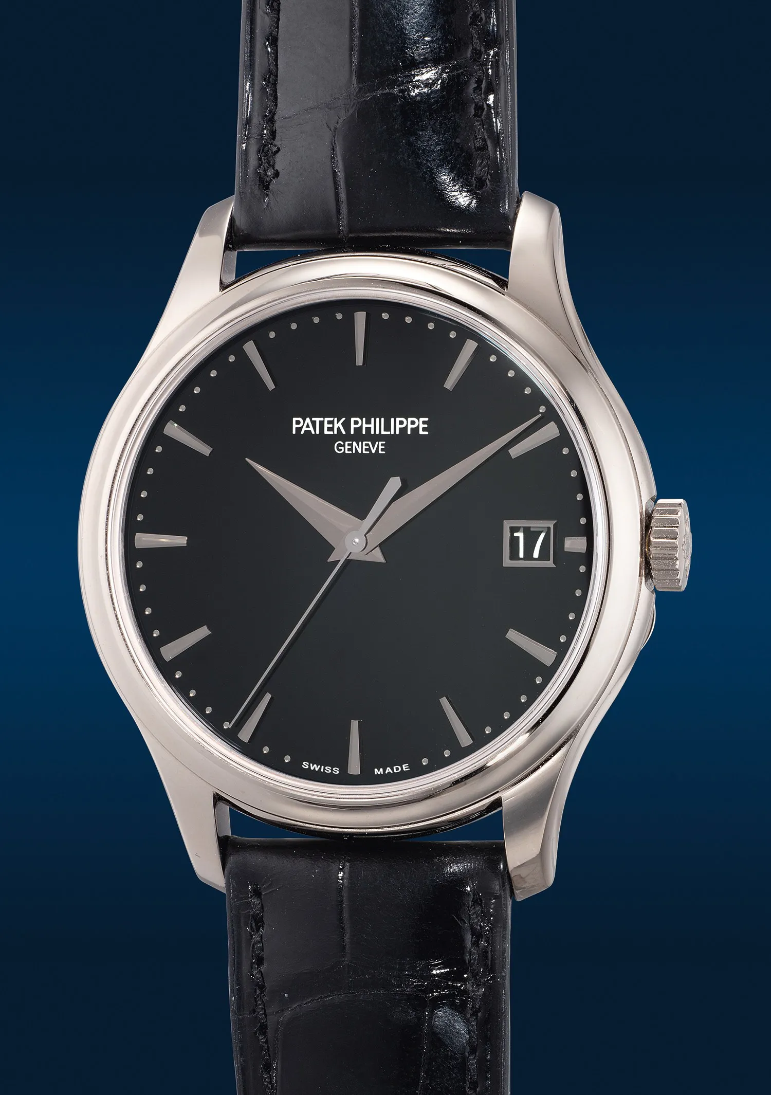 Patek Philippe Calatrava 5227G-010 39mm White gold Black