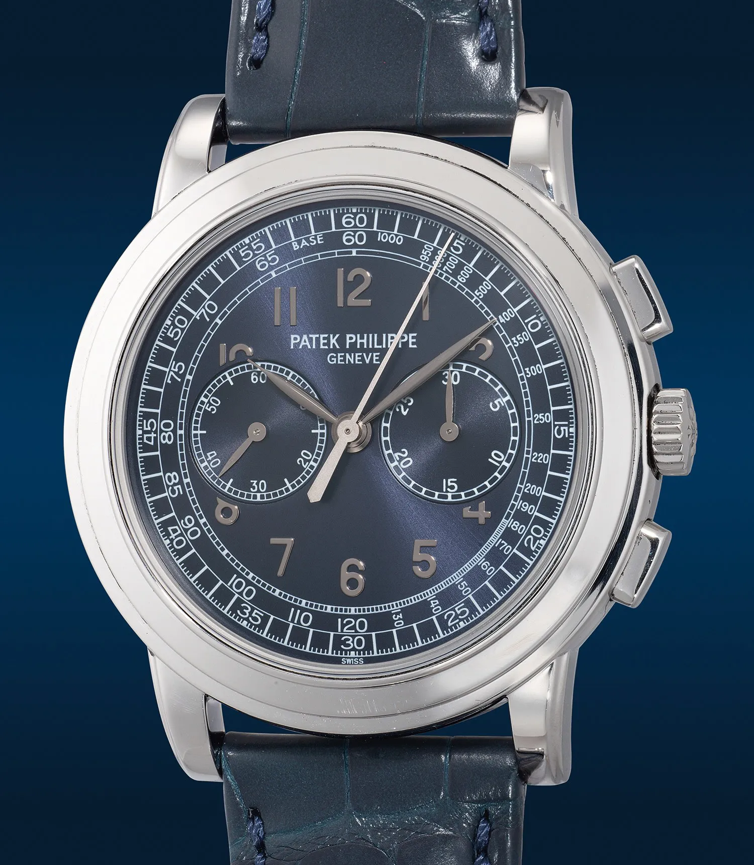 Patek Philippe Chronograph 5070P-001 42mm Platinum Blue