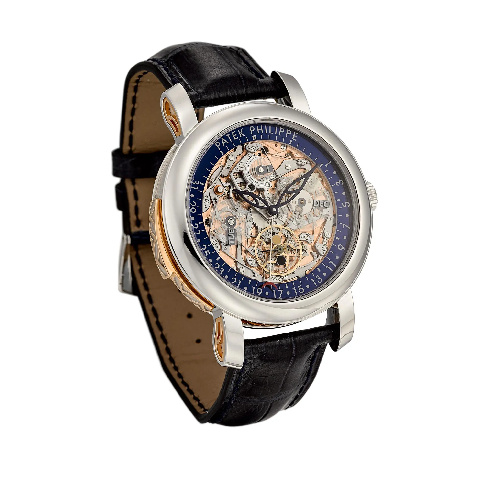 Patek Philippe Perpetual Calendar 5104 43mm Platinum Semi-skeletonized 2