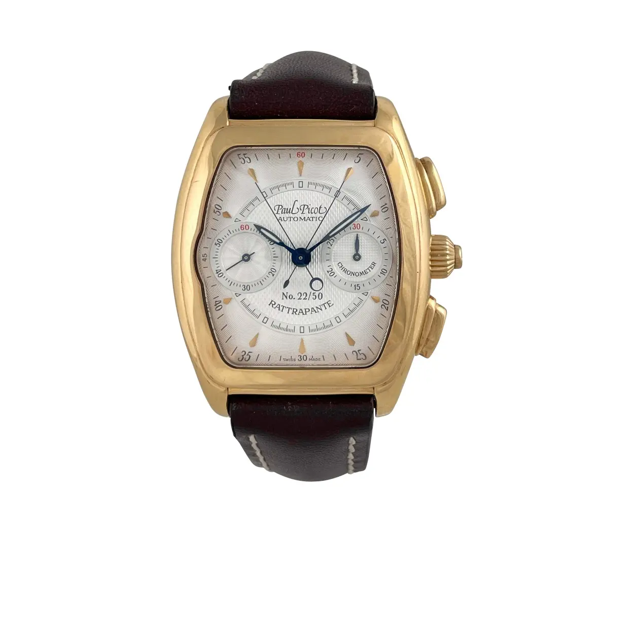 Paul Picot Les Connaisseurs Majestic Rattrapante 0521R 40mm Yellow gold Silver