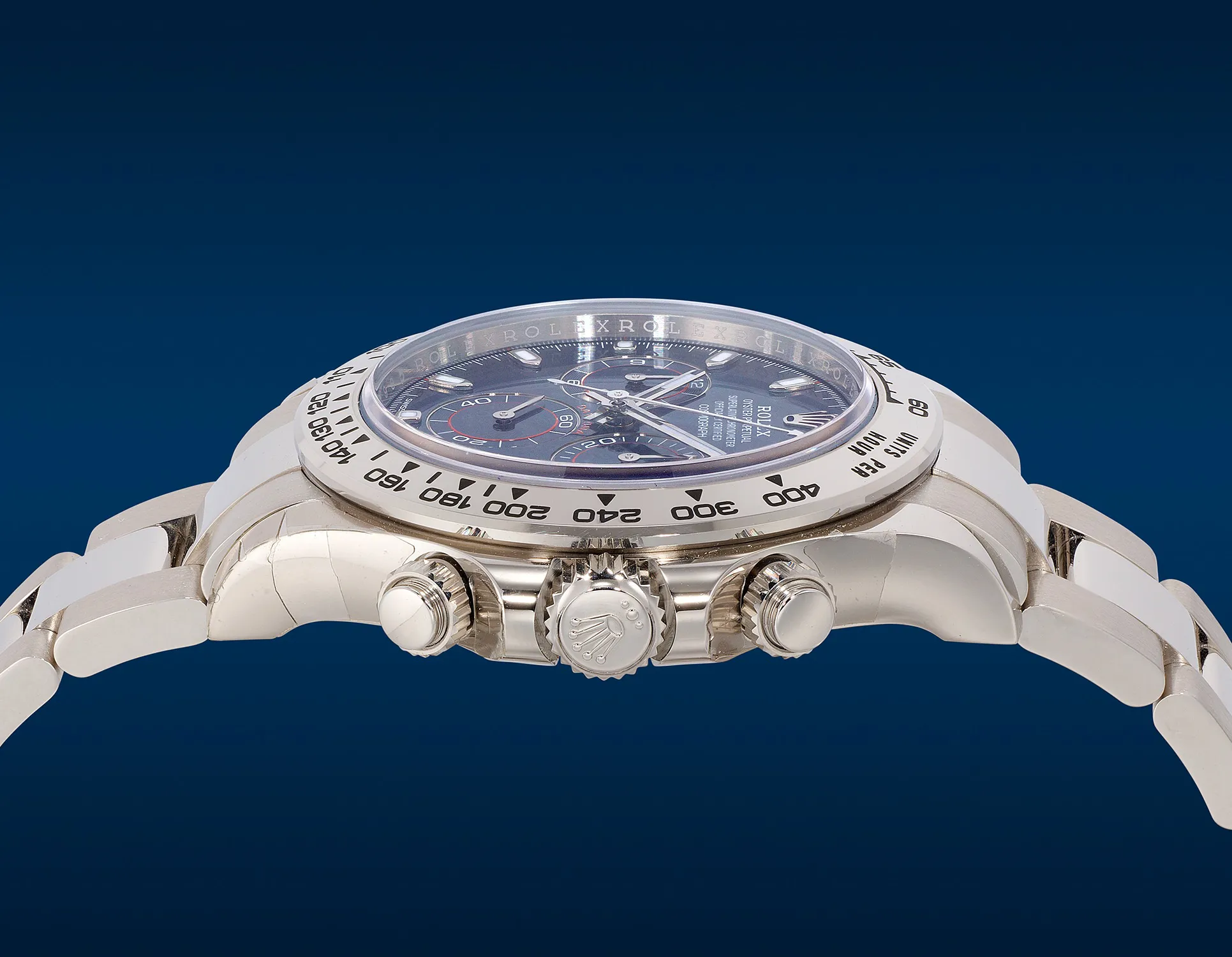 Rolex Daytona 116509 40mm White gold Blue 3