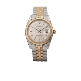 Rolex Datejust 1601 Rose gold and Stainless steel White