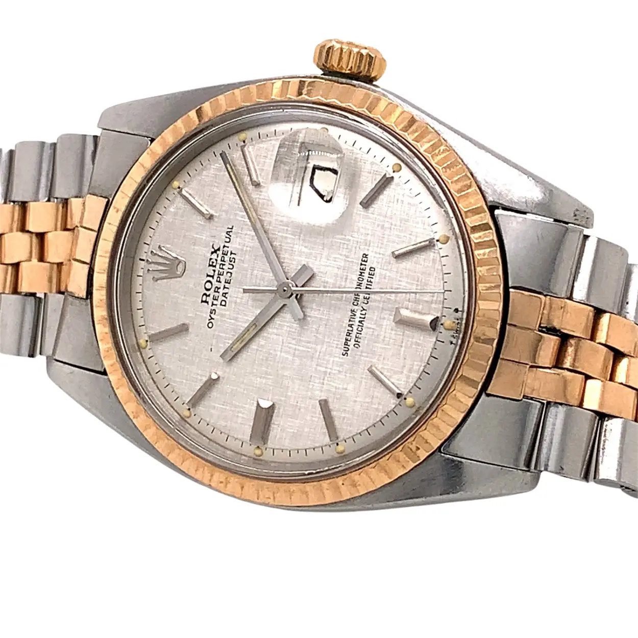 Rolex Datejust 1601 36mm Steel and rose gold Silver 4