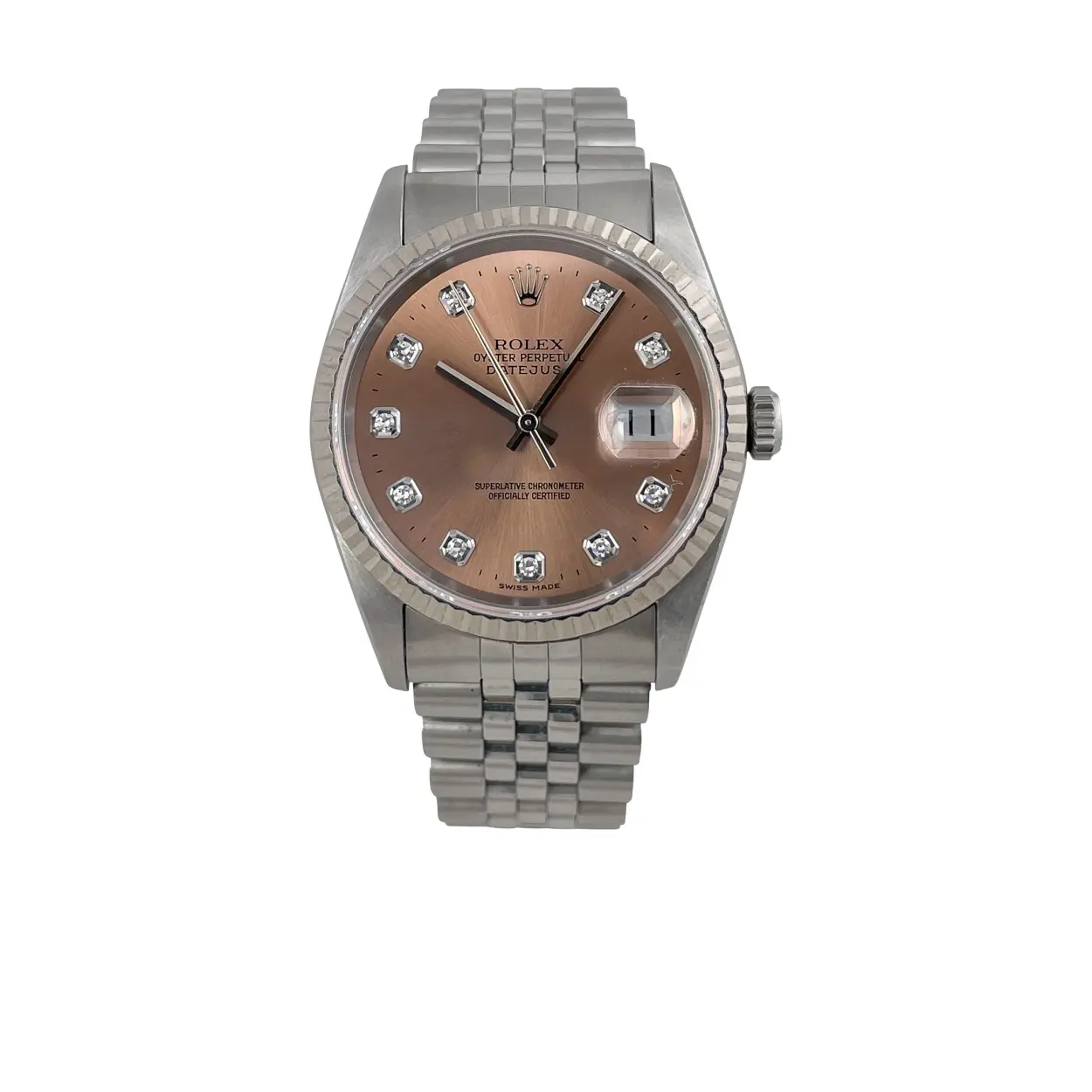 Rolex Datejust 36 16234 36mm Stainless steel Salmon