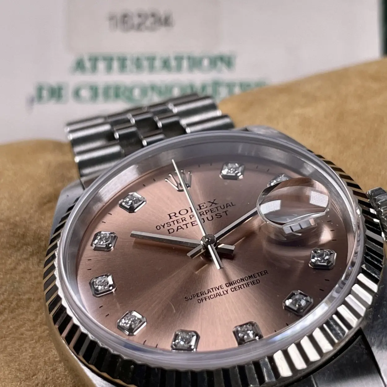 Rolex Datejust 36 16234 36mm Stainless steel Salmon 5