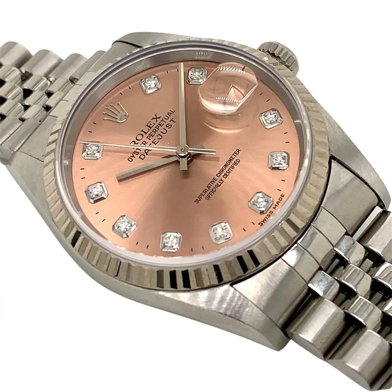 Rolex Datejust 36 16234 36mm Stainless steel Salmon 20