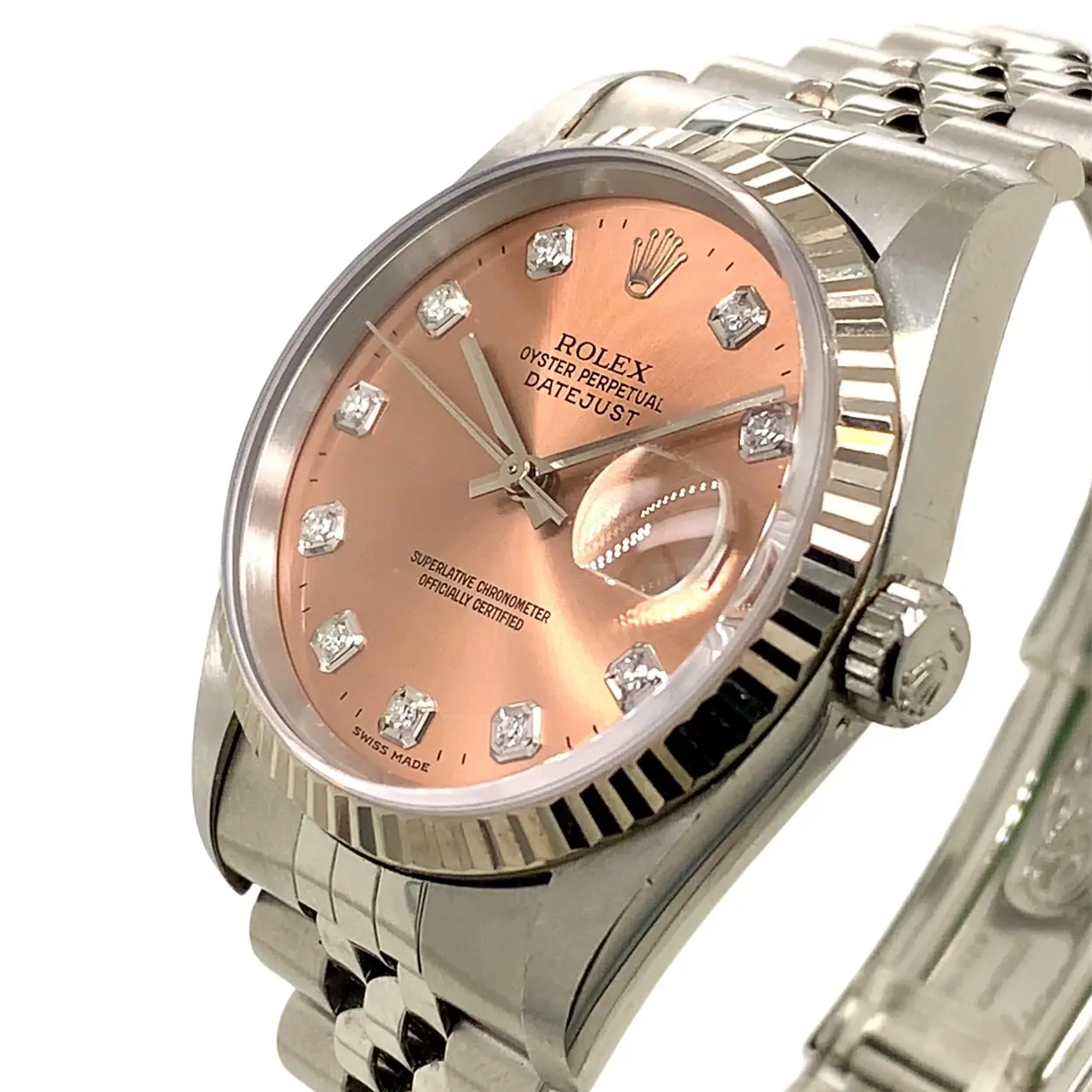 Rolex Datejust 36 16234 36mm Stainless steel Salmon 25