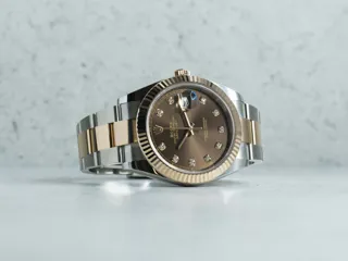 Rolex Datejust 41 126331 Rose gold and Stainless steel Brown