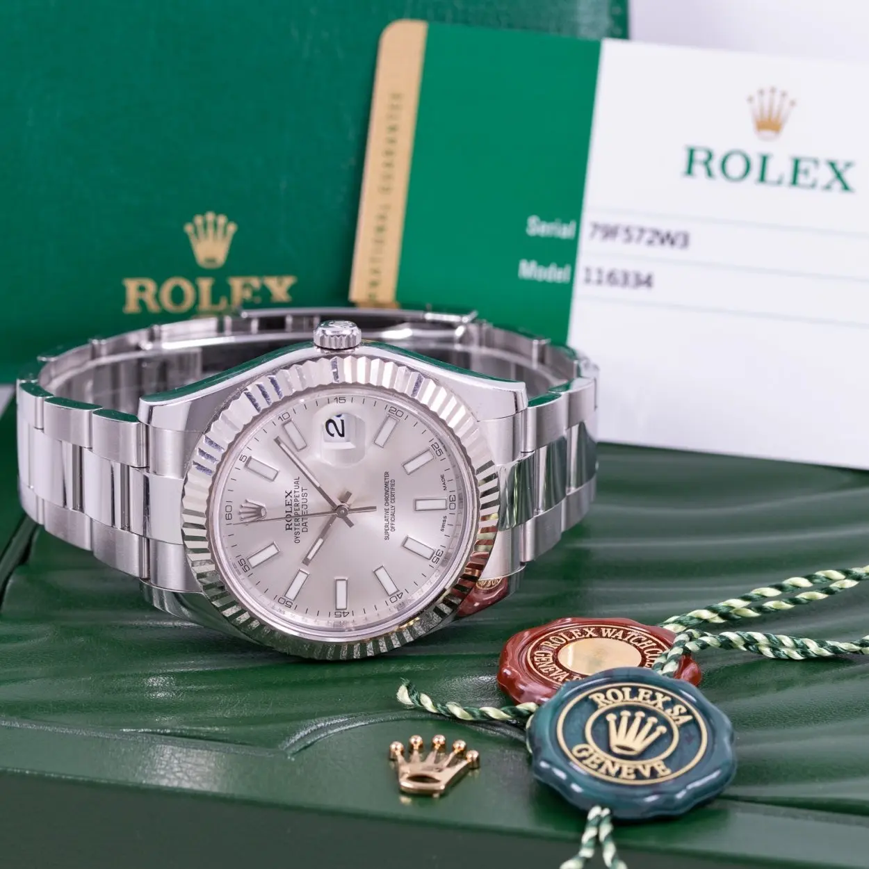 Rolex Datejust II 116334 41mm Stainless steel Silver 2