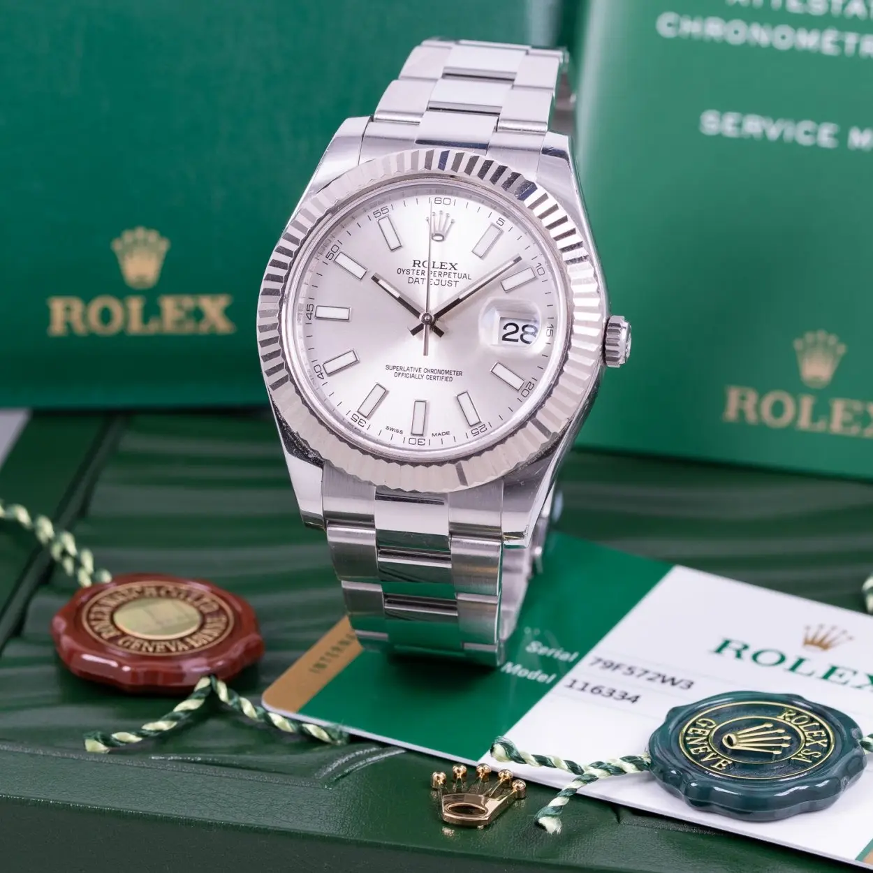 Rolex Datejust II 116334 41mm Stainless steel Silver 3