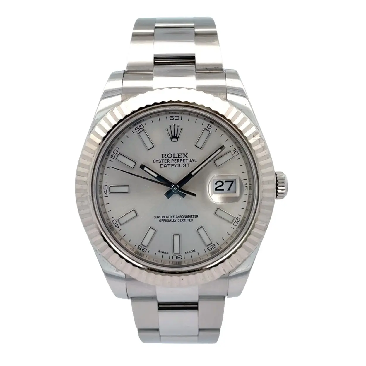 Rolex Datejust II 116334 41mm Stainless steel Silver 18